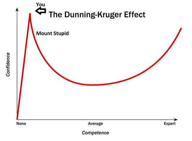 Instructor Development at the Summit of Mount Stupid
